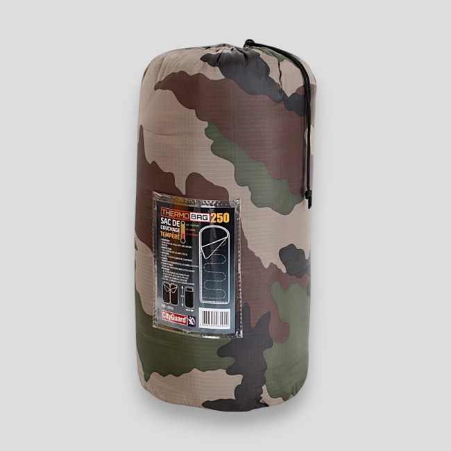 Sleeping bag Thermobag 300g/m² - Cam CE - CityGuard Sleeping bag Thermobag 300g/m² - Cam CE - CityGuard