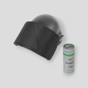 Protección de visera balística FOMEC VB negra - Dimatex