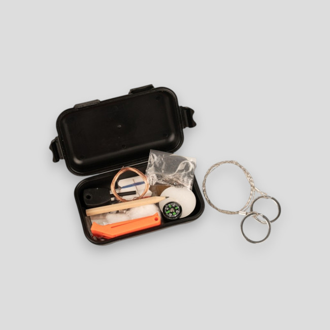 Kit de survie de combat vert étanche - Fosco Industries