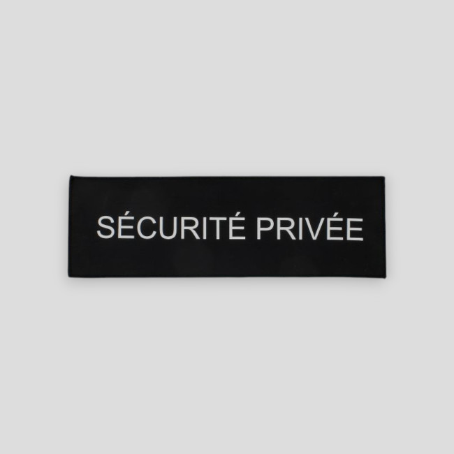 Fascia posteriore da cucire Sicurezza Privata nuova norma