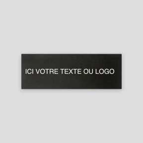 Pannello posteriore neutro personalizzabile per gilet Thor - Nero - VVS