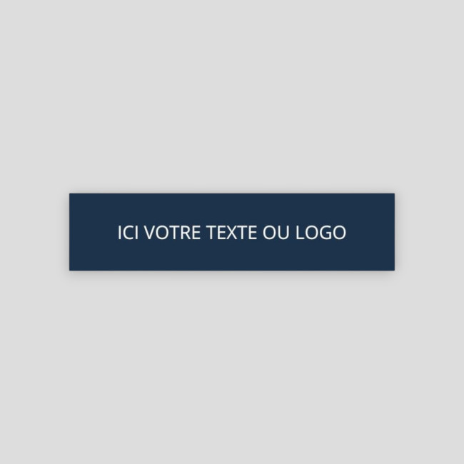 Flap dorsal neutro personalizable para chaleco Thor - Azul Marino - VVS