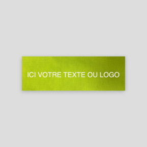 Flap dorsale neutro personalizzabile per gilet Thor - Giallo - VVS