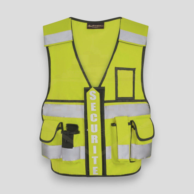 Gilet Thor HV Sécurité Privée - Jaune - VVS