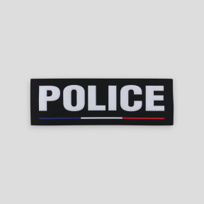 Faixa de identificação flexível POLÍCIA 10 x 30 cm - Patrol Equipement