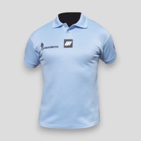 Polo z krótkim rękawem Cooldry z rzepem Gendarmerie damskie - Błękitny - Patrol Equipement