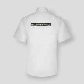 Korte mouw overhemd Non Iron Particuliere Beveiliging - Wit - VVS