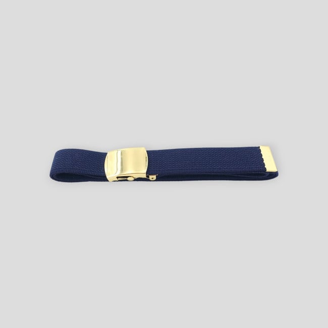 Ceinture sangle bleu marine boucle or -Patrol Equipement