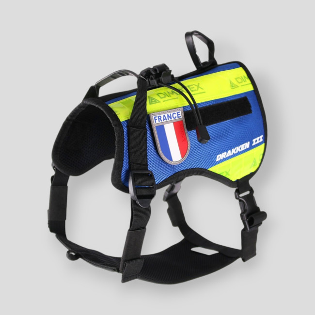 Hondenharnas Drakken 3 Blauw - Dimatex