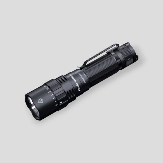 Lamp PD40R V3.0 met rotatieschakelaar zwart 3000 lumen - Fenix