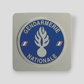 Medalha Gendarmerie com suporte quadrado - GK