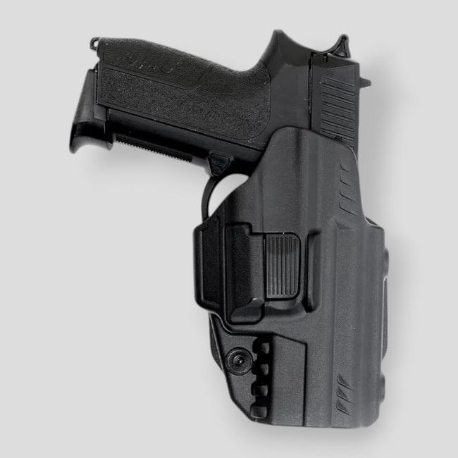 Injected civilian holster with retention for S&W MP9 - Black - GK Injected civilian holster with retention for S&W MP9 - Black - GK