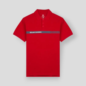 Kurzarm-Poloshirt Brandschutz Safetek - Rot - GK
