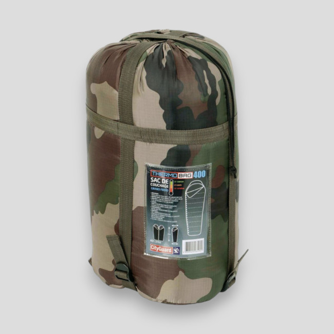 Saco de dormir Thermobag Frio Extremo 450g/m² - Cam CE - CityGuard
