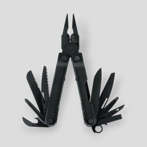 Szczypce wielofunkcyjne 17 narzędzi REBAR czarne z etui - Leatherman