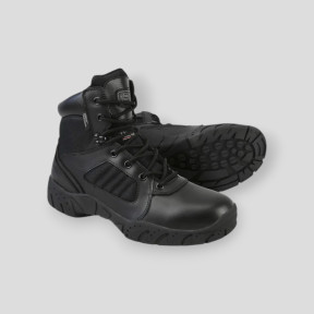 Scarpe Tactical Pro 1 zip 6" pelle/nylon - Nero - Kombat Tactical