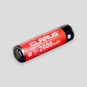 Bateria recarregável (18 650 Li-on, 3,7V, 2 600mAh) - Klarus