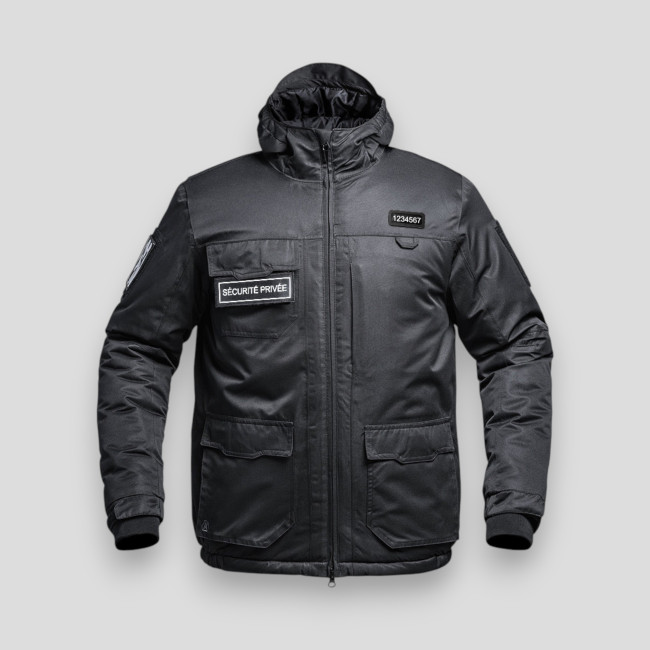 Hardshell jas met flap Sécurité Privée WF 150 Sécu-One - Zwart - A10 Equipment