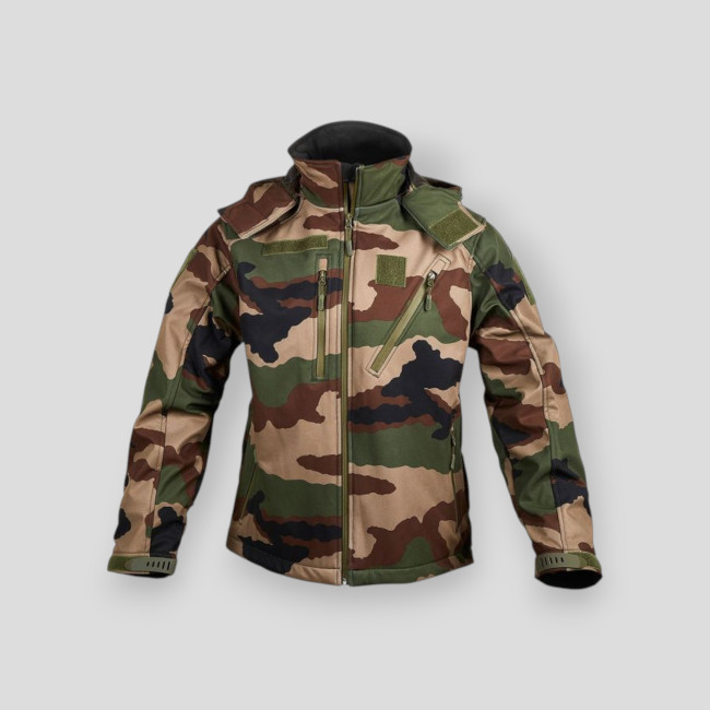 Veste softshell Elite 3-en-1 camo CE - Ares