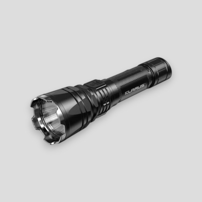 Latarka taktyczna akumulatorowa XT12GT Pro (1 600 lumenów) - Czarna - Klarus