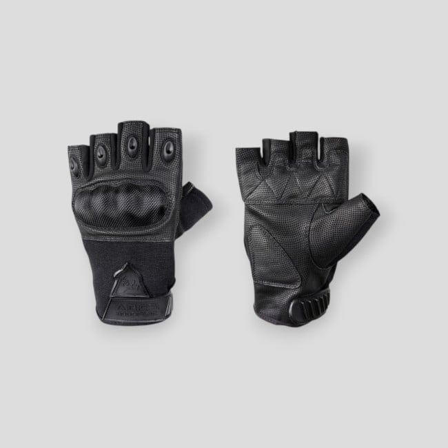 X-PRO-C Neoprene Fingerless Gloves with Hard Shell - Ares