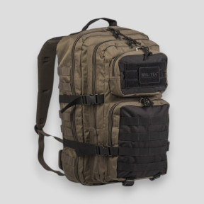 Zaino US Assault 36L verde/nero - Miltec