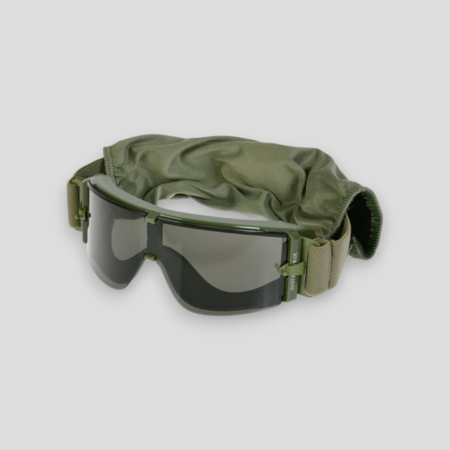 Lunettes avec 3 verres 800 colorés - Vert OD - Delta Tactics
