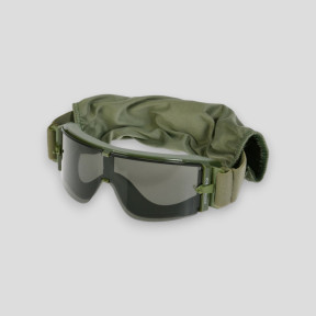 Okulary z 3 kolorowymi szkłami 800 - Zielone OD - Delta Tactics