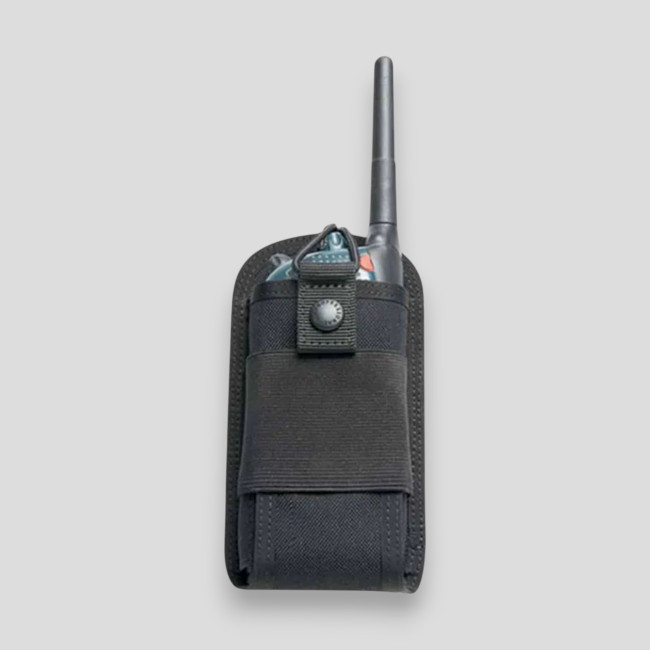 Porta radio con sistema Molle Red Label - Negro - GK