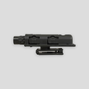 Portabastón giratorio 8VP60 para cinturón/cinturón de servicio - Negro - Vega Holster