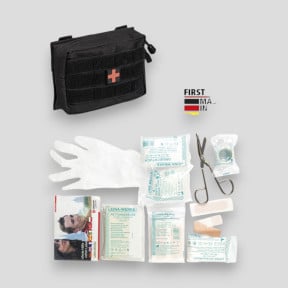 25-piece Leina Pro First Aid Kit black - Miltec