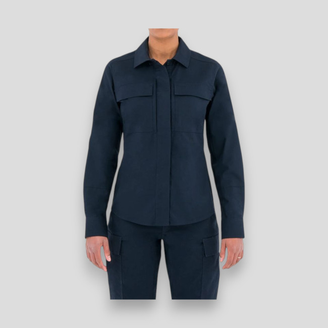 Camicia BDU donna Tactix L/S blu notte - First Tactical