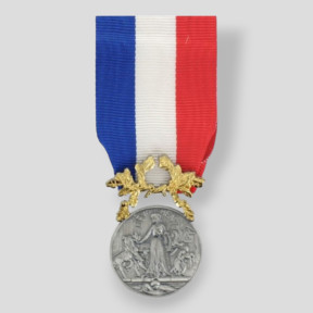 Medalla de Ordenanza Valor y Dedicación 1ª clase plata - DMB Products