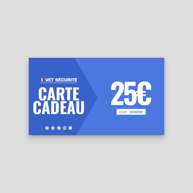 Carta Regalo 25€ - Vet Sicurezza