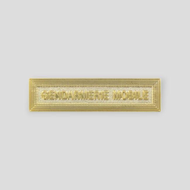 Fermaglio ordinanza Oro GENDARMERIA MOBILE