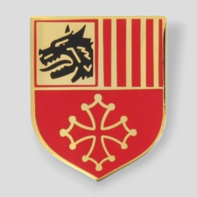 Ecu métal Gendarmerie pour cuirasse - Languedoc-Roussillon