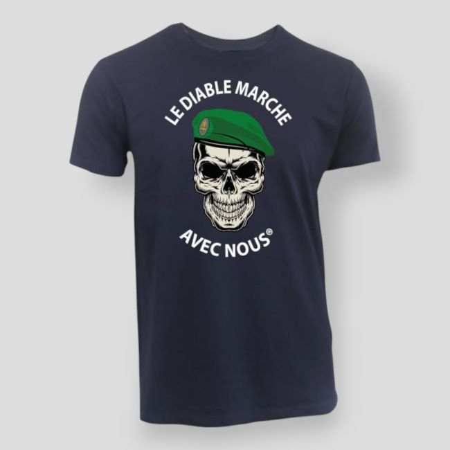 T-shirt 190g IL DIAVOLO CAMMINA Blu Navy - Summit Outdoor Lifestyle