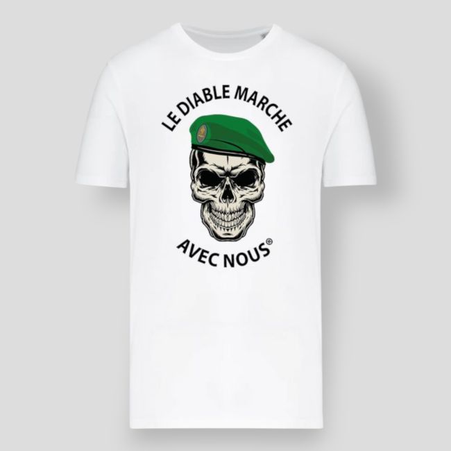 Camiseta 190g LE DIABLE MARCHE White - Summit Outdoor Lifestyle