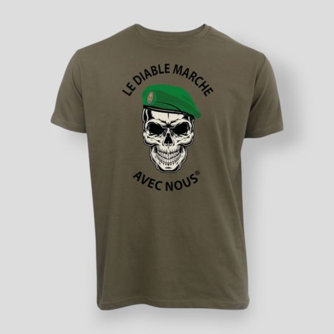 Camiseta 190g EL DIABLO CAMINA Caqui - Summit Outdoor Lifestyle