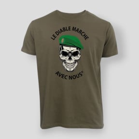 Camiseta 190g EL DIABLO CAMINA Caqui - Summit Outdoor Lifestyle
