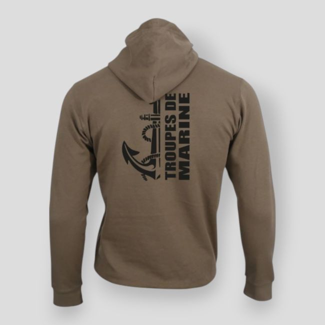 Sweat-shirt Troupes de Marine design Moka - Summit Lifestyle
