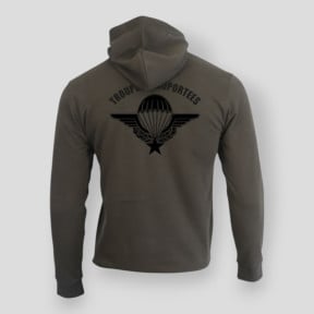 Sweat-shirt Troupes Aéroportées Kaki - Summit Lifestyle