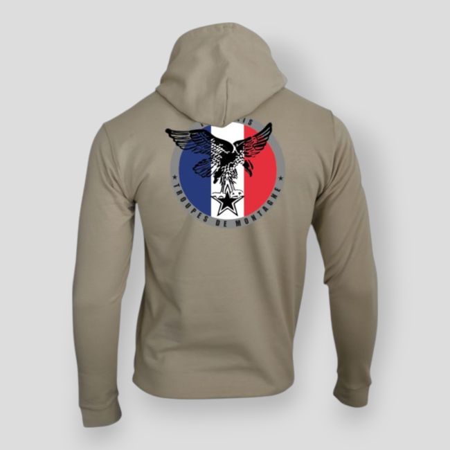 Sweat-shirt Toupes de Montagne France Light Sand - Summit Lifestyle
