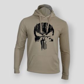 Felpa Punisher Nero Light Sand - Summit Outdoor Lifestyle