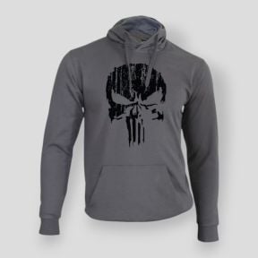 Sudadera Punisher Negro Gris - Summit Outdoor Lifestyle