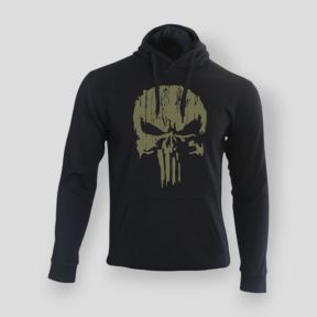 Sweat-shirt Punisher Kaki Noir - Summit Lifestyle