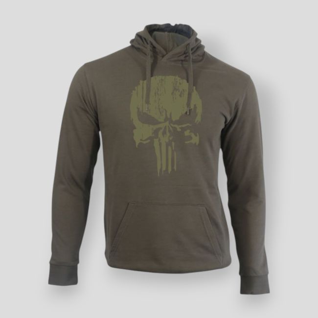 Punisher Kaki Kaki sweatshirt - Summit Lifestyle