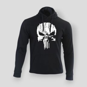 Sweatshirt Punisher Wit Zwart - Summit Lifestyle