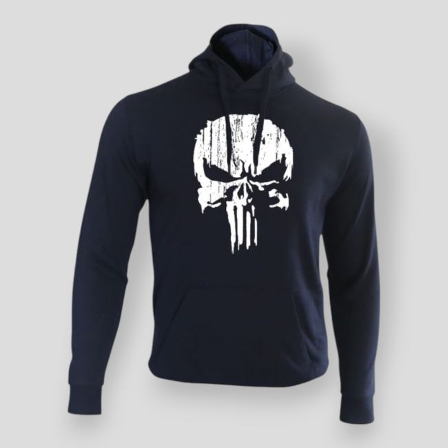 Bluza Punisher Biała Granatowa - Summit Lifestyle