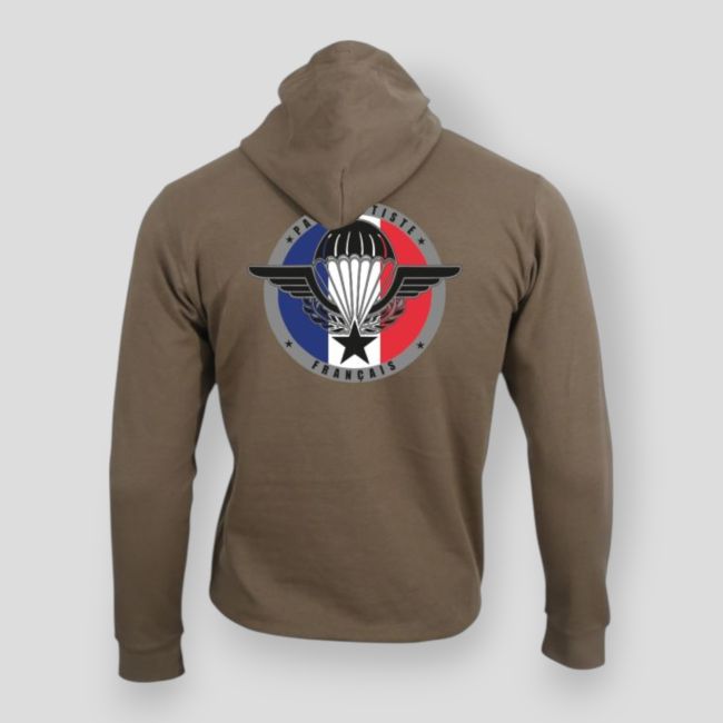 Sweatshirt Fallschirmjäger Frankreich Mokka - Summit Outdoor Lifestyle